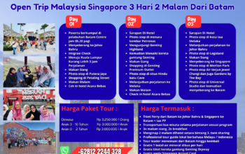 3D2N Singapore Malaysia Dari Batam Gabungan