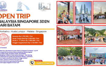 Open Trip Singapore Malaysia 3D2N Dari Batam