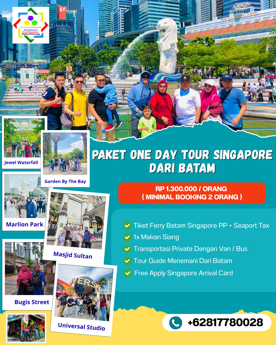Paket One Day Tour Singapore 