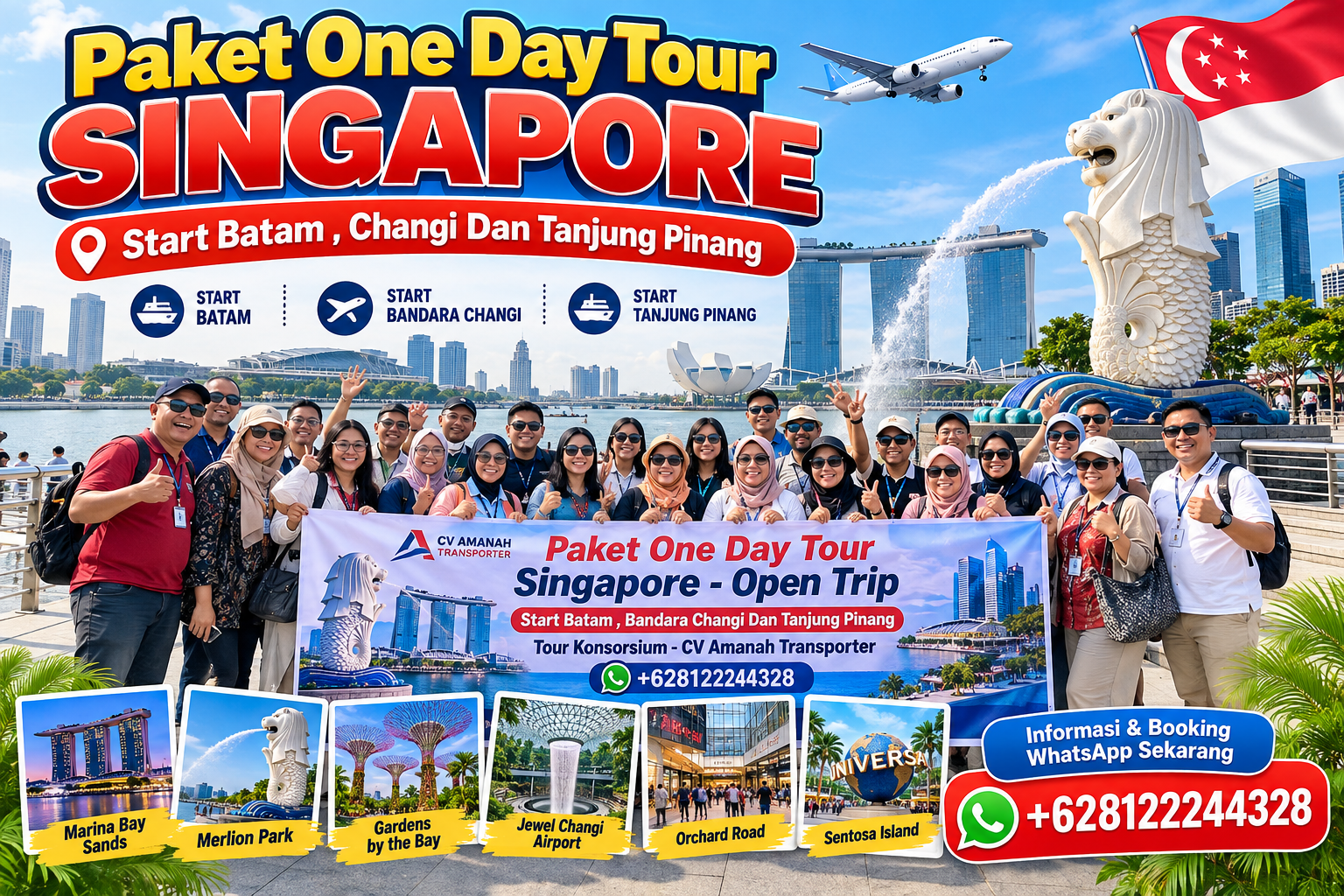 Paket One Day Tour Singapore