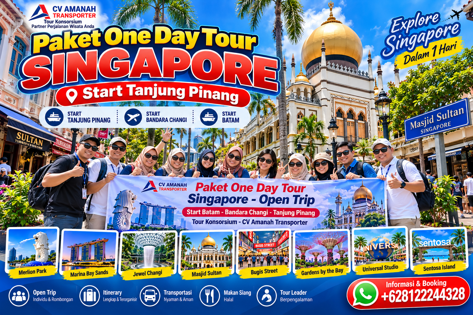 Paket Tour Singapore 1 Hari Dari Tanjung Pinang