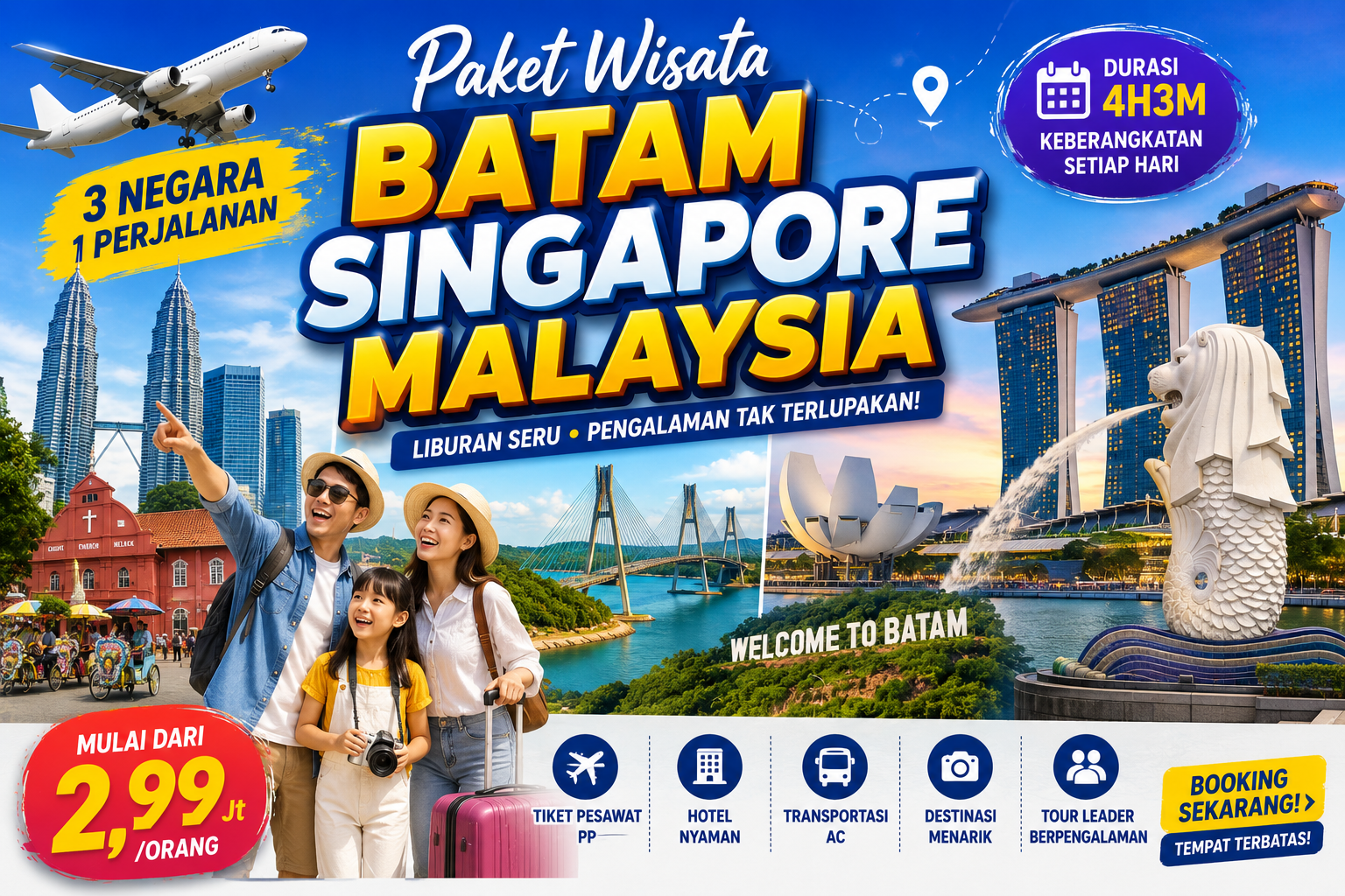 Paket Wisata Batam Singapore Malaysia