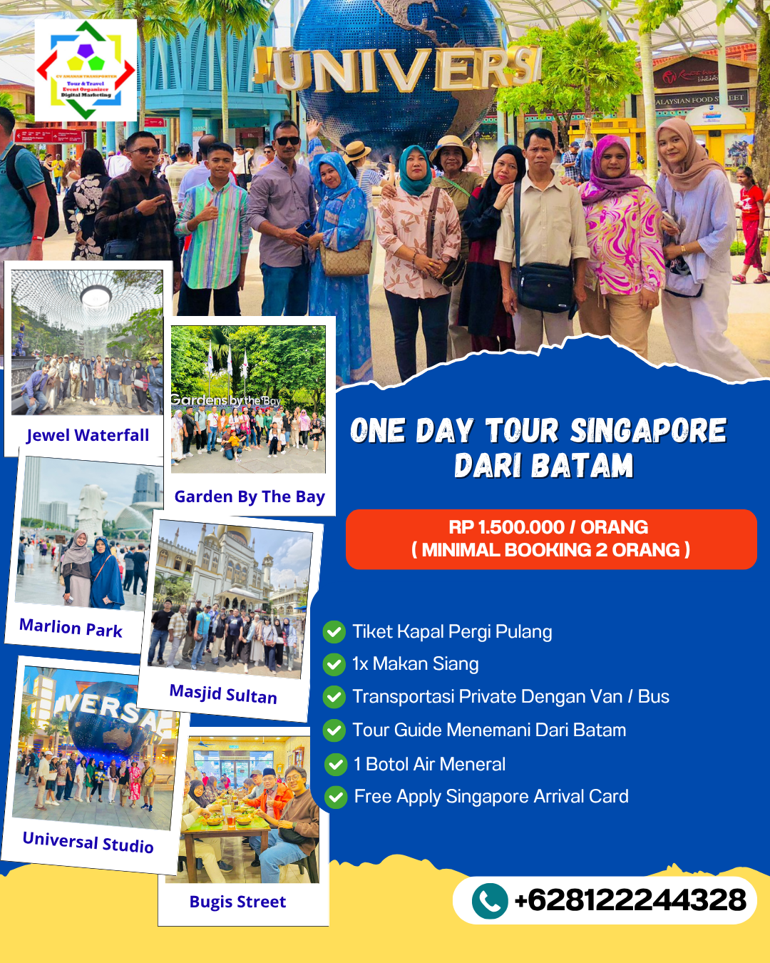 One Day Tour Singapore Dari Batam