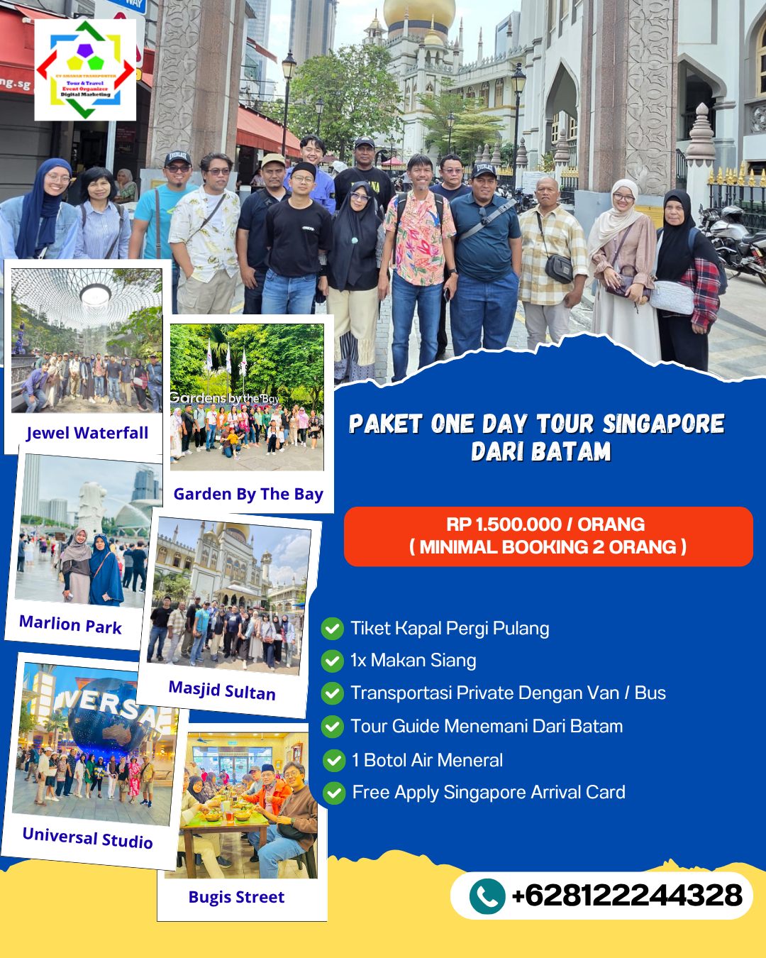 Paket One Day Tour Singapore Dari Batam
