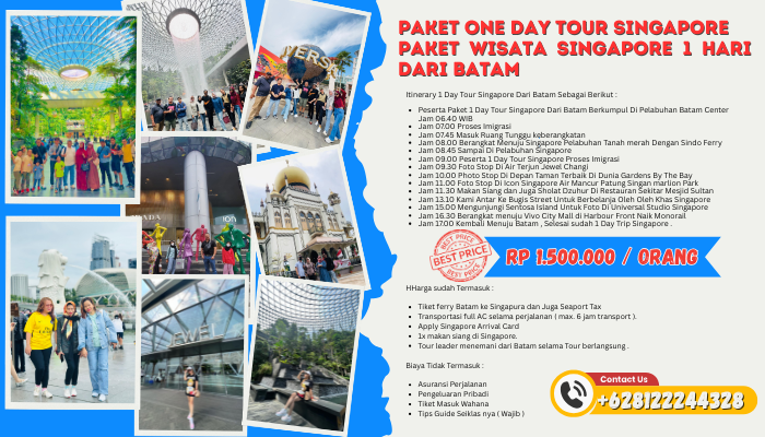 Paket Wisata Singapore 1 Hari Dari Batam