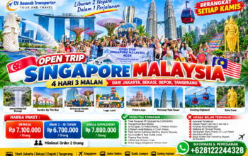 Open Trip Singapore Malaysia 4D3N Dari Jakarta Bekasi Depok Tangerang