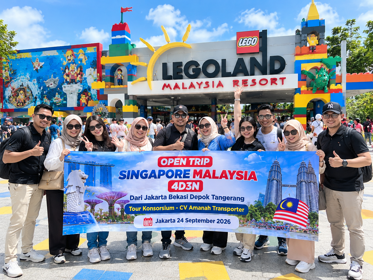 Paket Tour Singapore Malaysia Dari Jakarta Bekasi Depok Tangerang